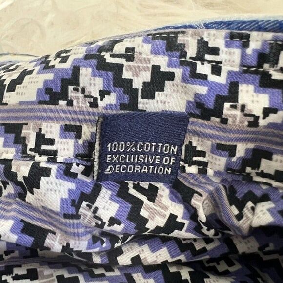 Robert Graham White Multicolored Striped Geometric Embroidered Button Up Shirt - Picture 8 of 12